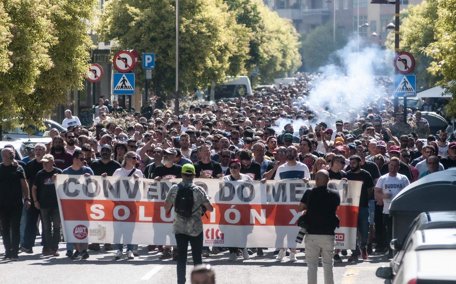 Vigo: 30.000 trabalhadores do metal em greve indefinida a partir de 18 de julho